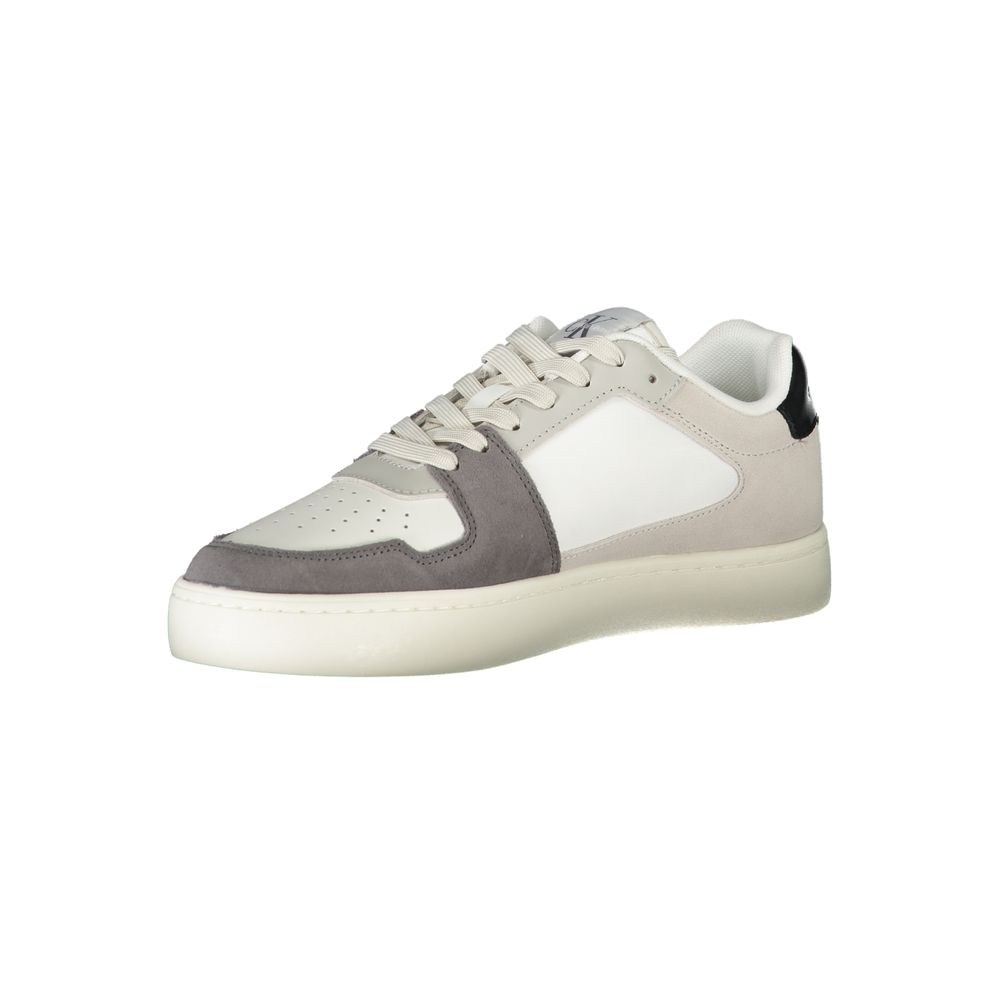 Weiße Polyester Herren Sneaker