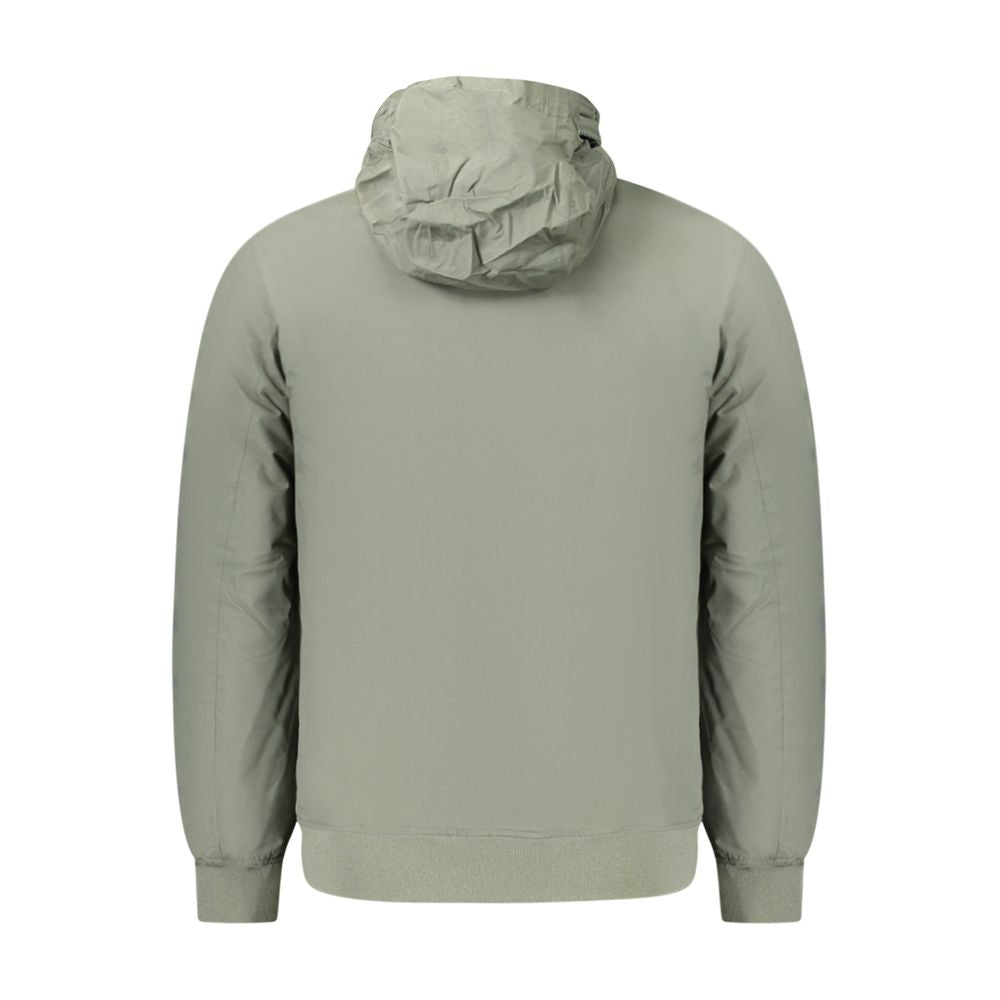 Grüne Polyamid-Herrenjacke