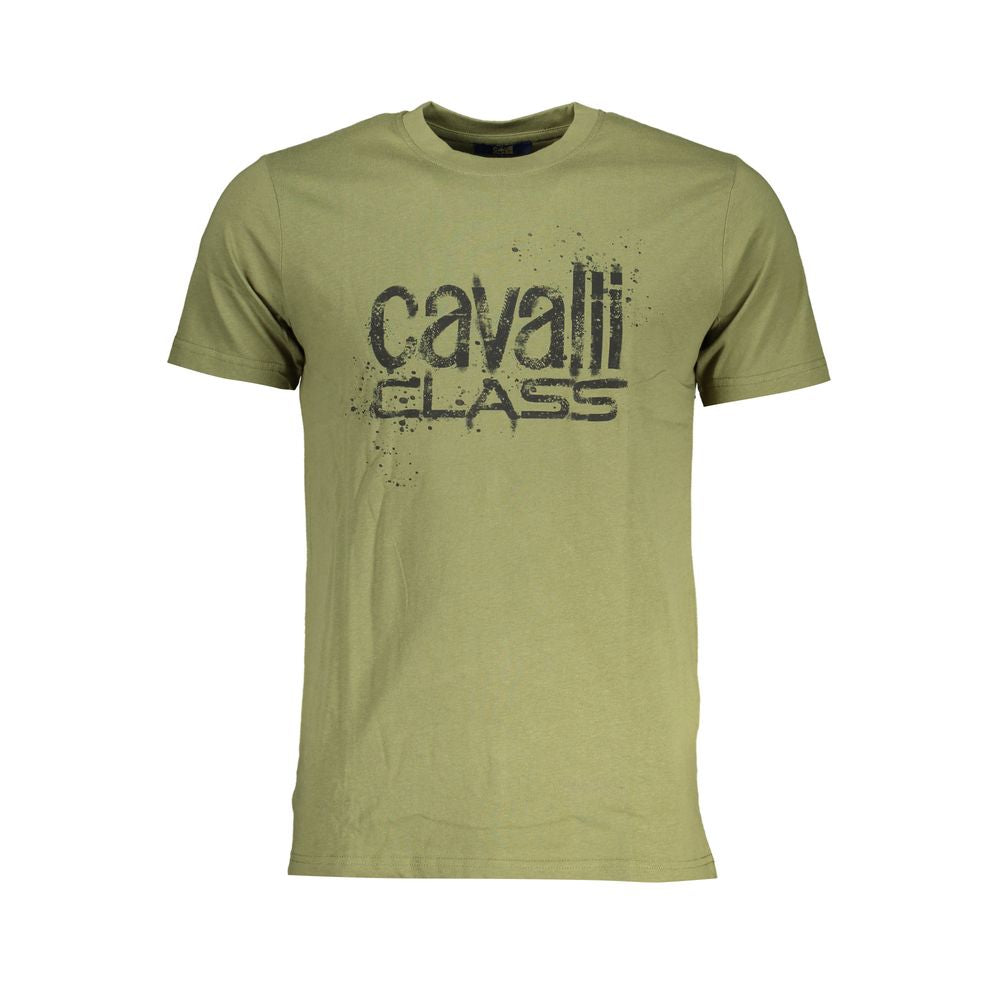 Grünes Baumwoll-T-Shirt