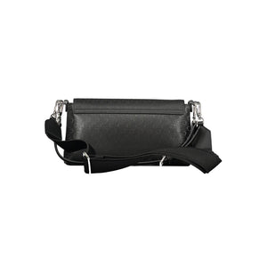 Schwarze Polyester Damen Handtasche