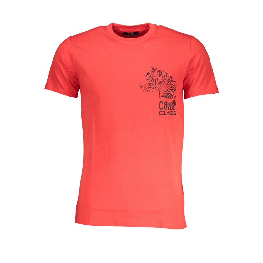 Rotes Baumwoll-T-Shirt
