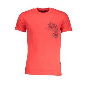 Rotes Baumwoll-T-Shirt