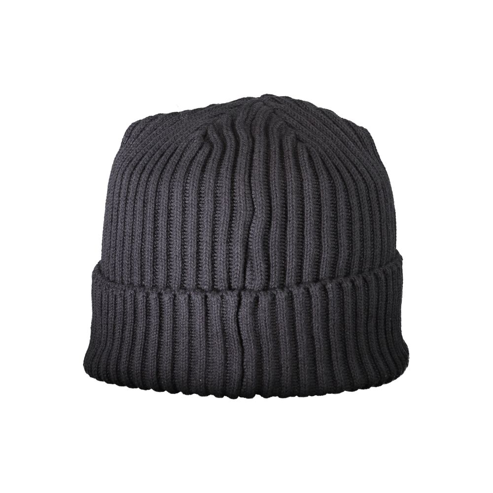 Schwarze Unisex-Kappe aus Baumwolle