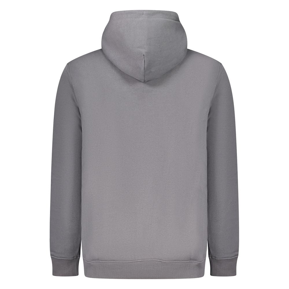 Grauer Baumwollpullover für Herren