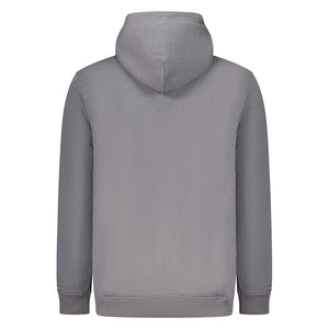 Grauer Baumwollpullover für Herren