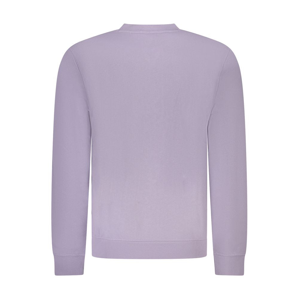 Lila Baumwollpullover