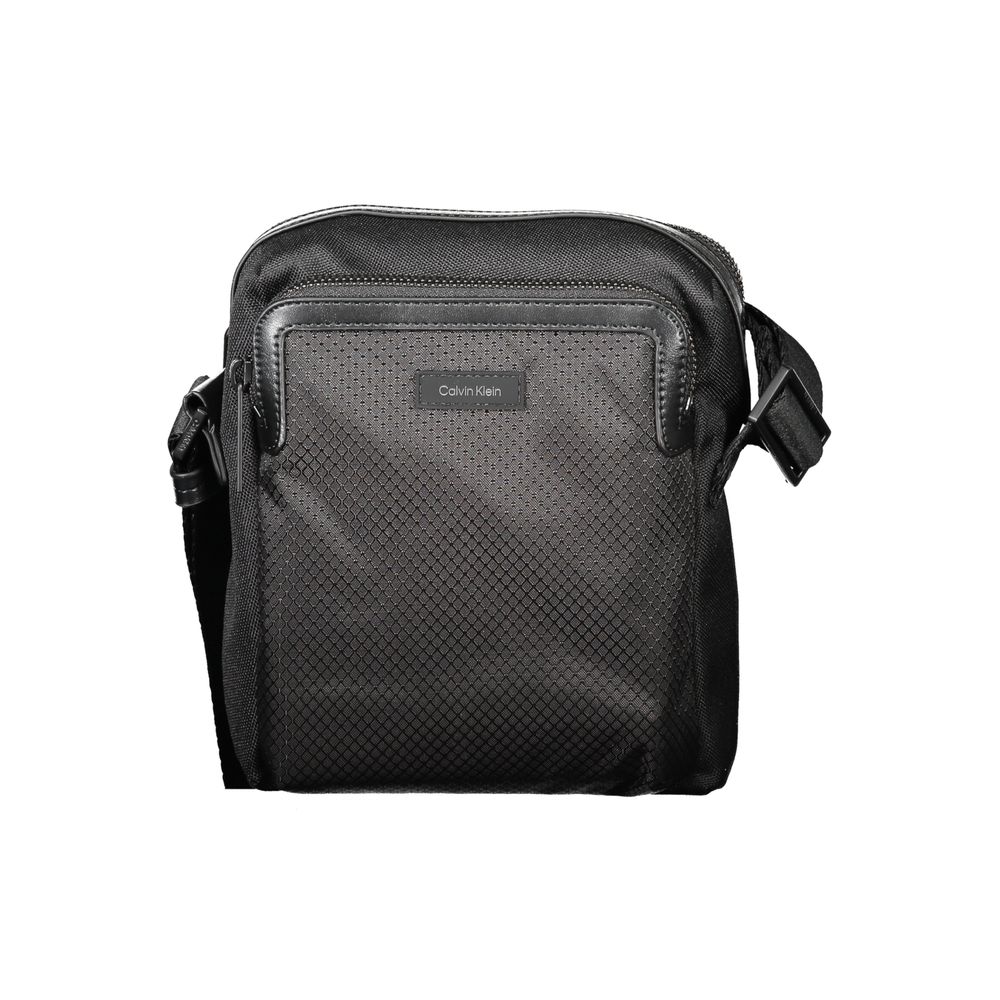 Schwarze Polyester Herren Umhängetasche
