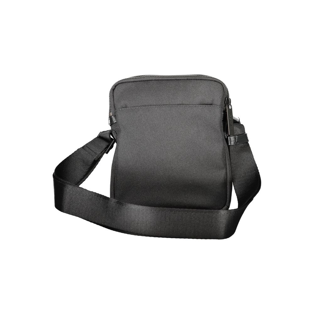 Schwarze Polyester Herren Umhängetasche
