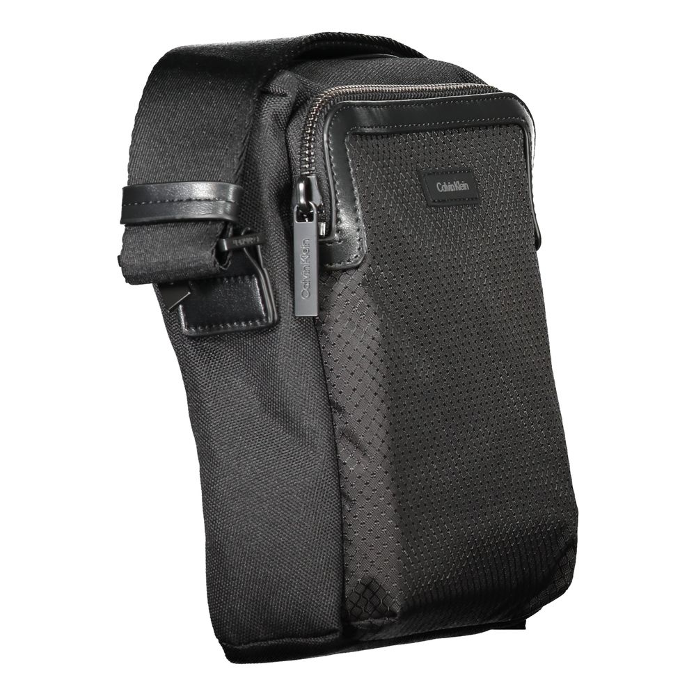 Schwarze Polyester Herren Umhängetasche