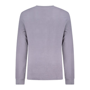 Blauer Baumwollpullover für Herren