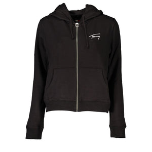 Schwarzer Modal Damen Pullover