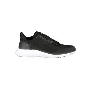 Schwarzer Polyester-Sneaker
