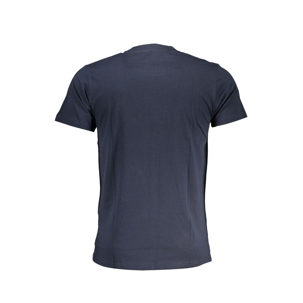 Blaues Baumwoll-T-Shirt