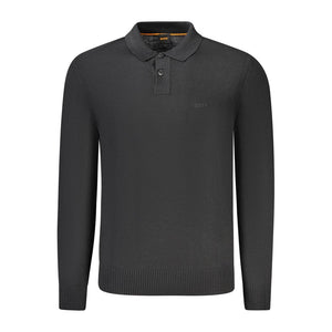 Schwarzer Wollpullover für Herren