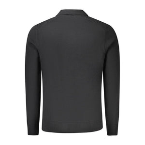 Schwarzer Wollpullover für Herren