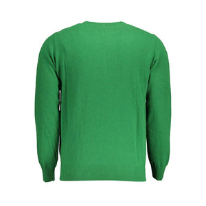 Grüner Wollpullover für Herren
