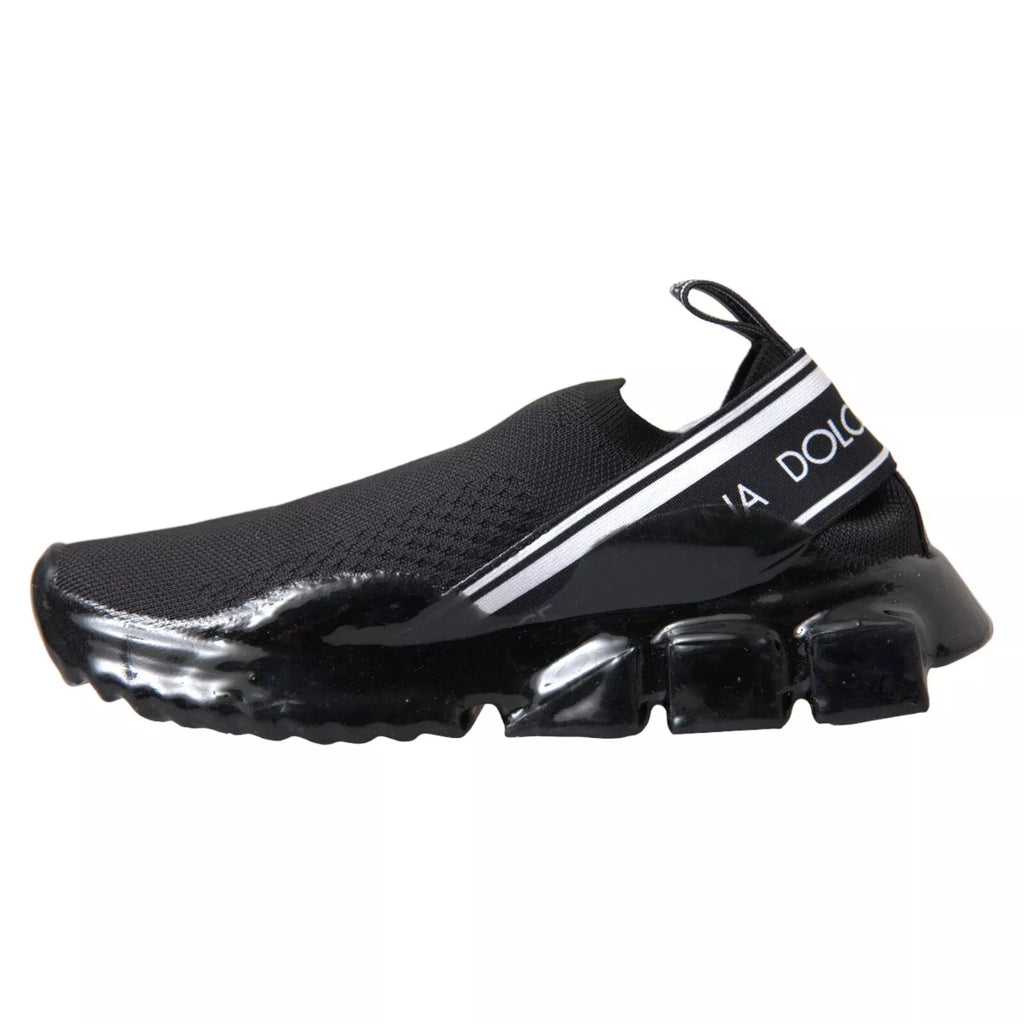 Schwarze Sorrento Low-Top-Sneaker zum Hineinschlüpfen