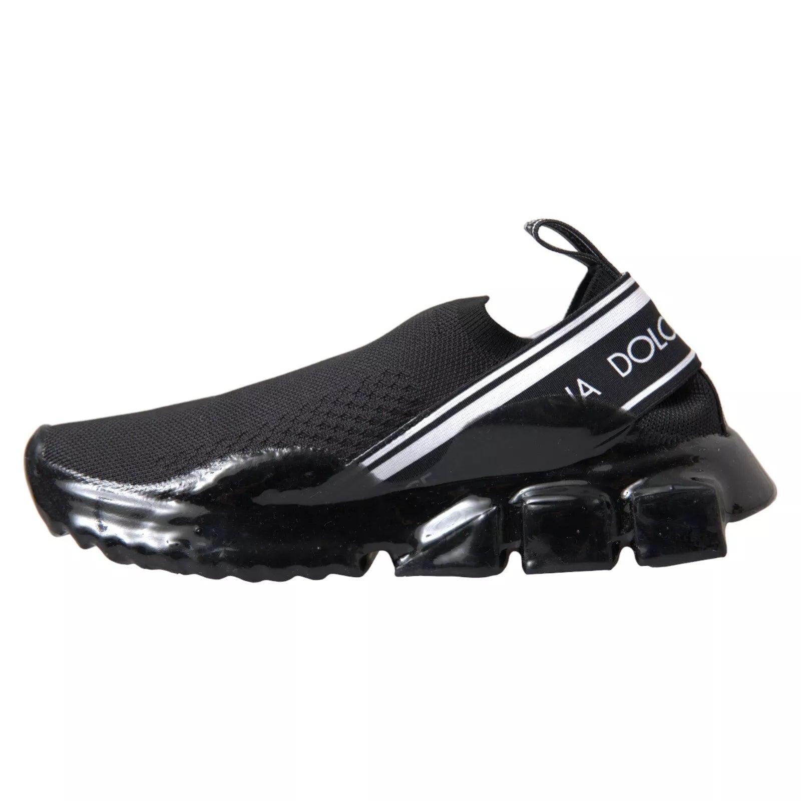 Schwarze Sorrento Low-Top-Sneaker zum Hineinschlüpfen
