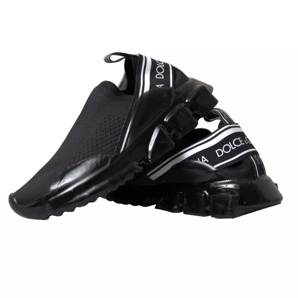 Schwarze Sorrento Low-Top-Sneaker zum Hineinschlüpfen