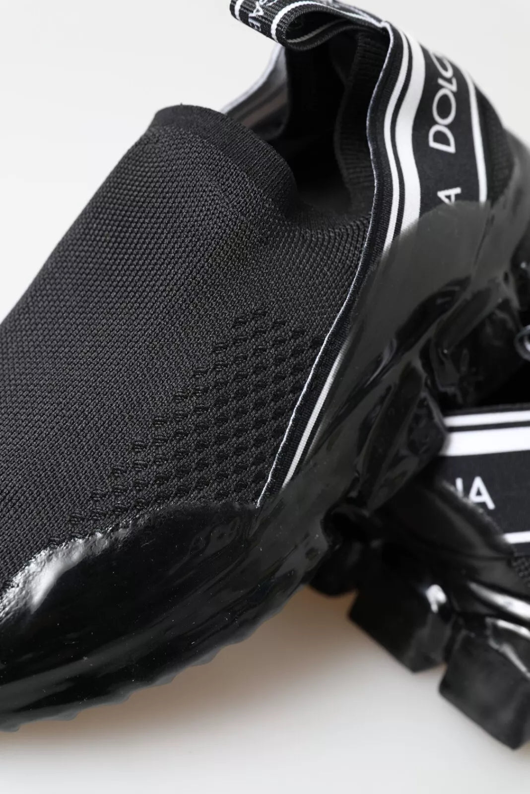 Schwarze Sorrento Low-Top-Sneaker zum Hineinschlüpfen