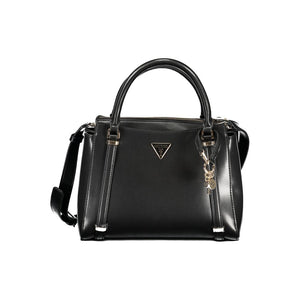 Schwarze Handtasche aus Polyethylen