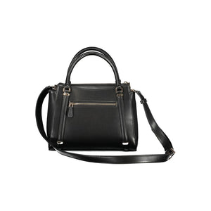 Schwarze Handtasche aus Polyethylen
