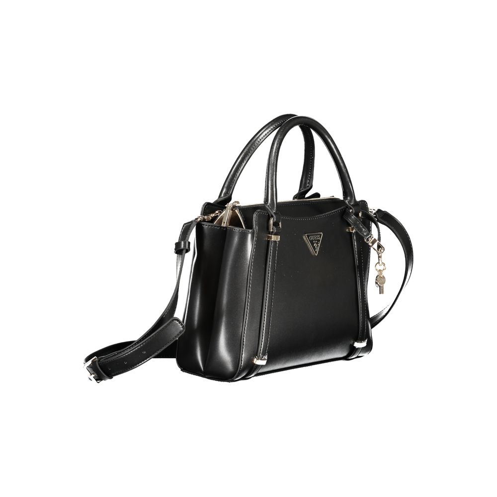 Schwarze Handtasche aus Polyethylen