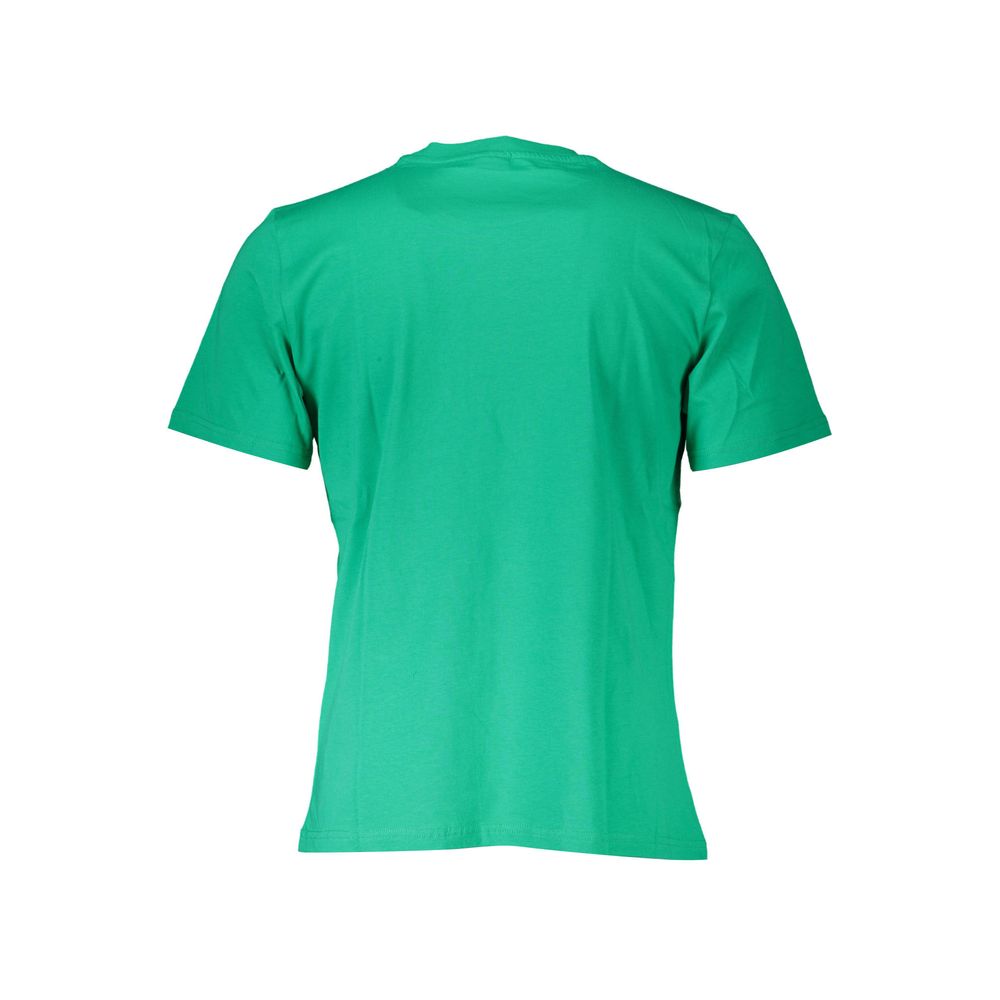 Grünes Herren-T-Shirt aus Baumwolle