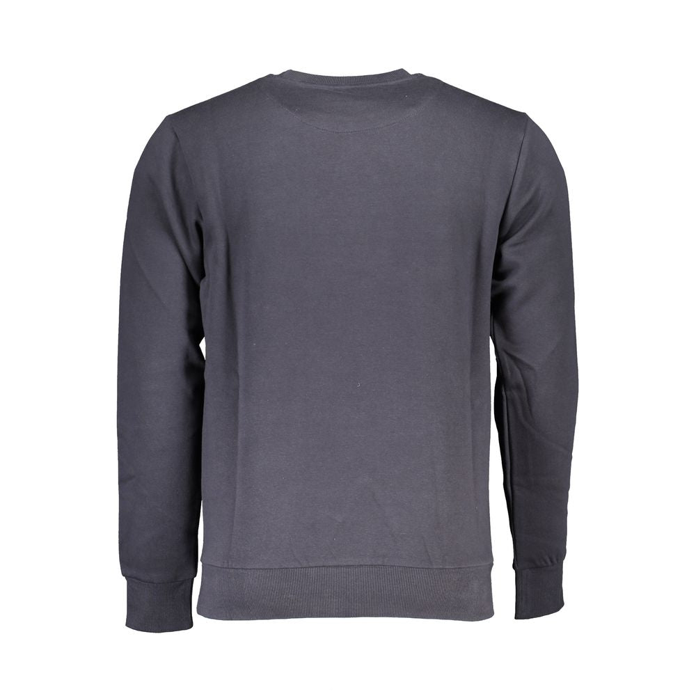 Blauer Baumwollpullover