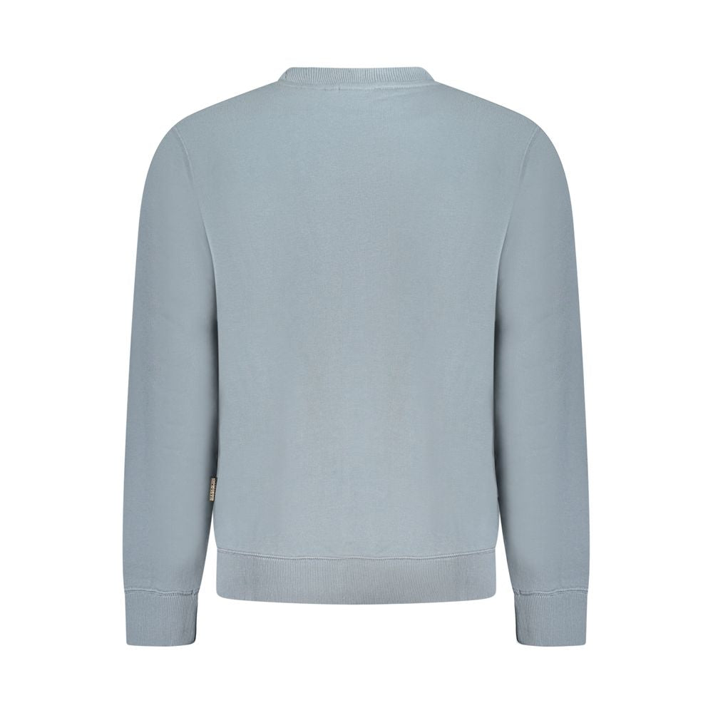 Grauer Baumwollpullover für Herren