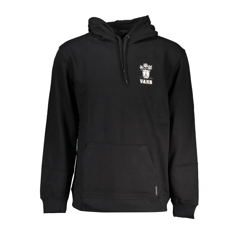 Elegantes Fleece-Kapuzensweatshirt in Schwarz
