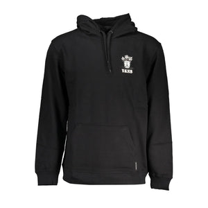 Elegantes Fleece-Kapuzensweatshirt in Schwarz