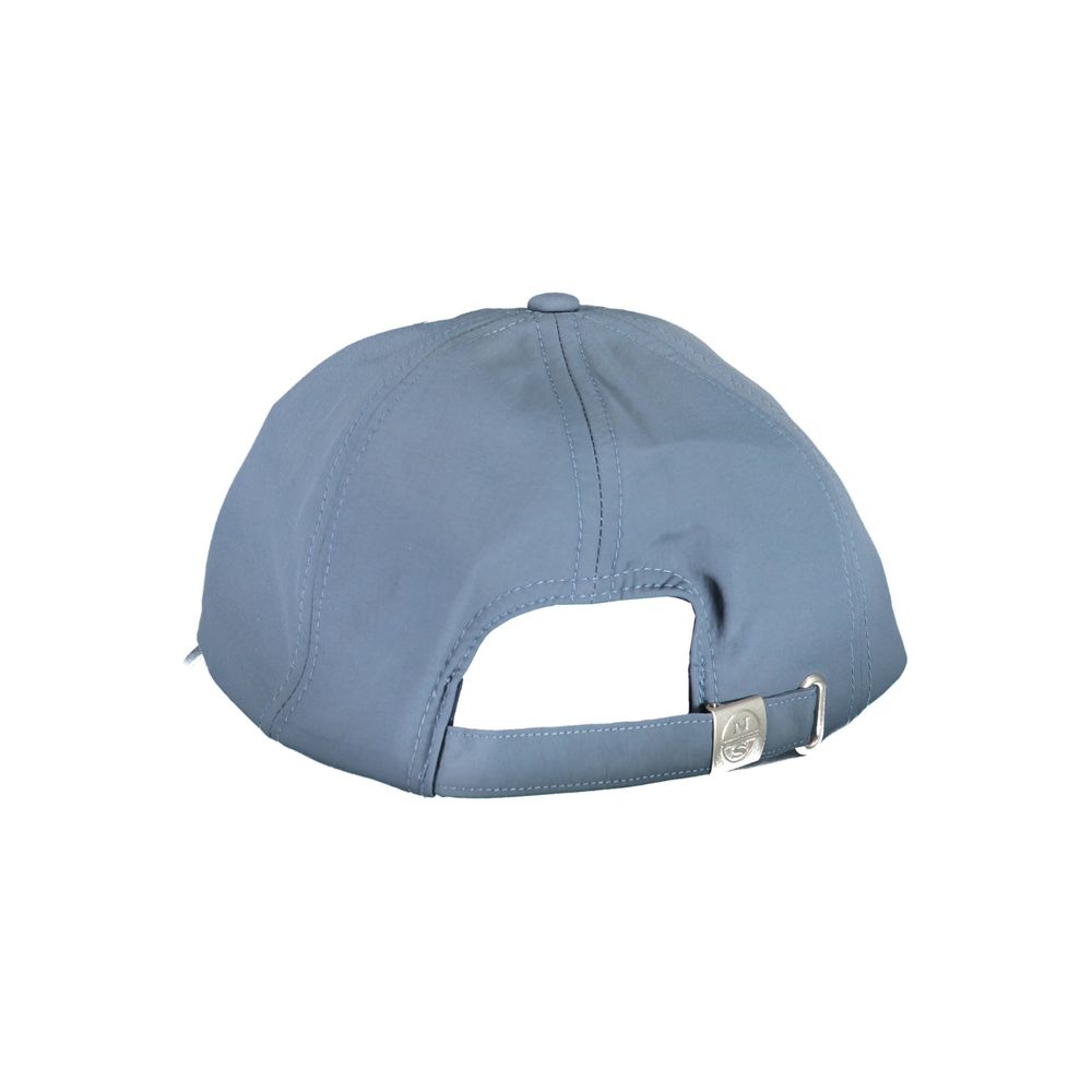Blaue Polyamid-Mütze für Herren