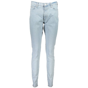 Hellblaue Damenjeans aus Baumwolle