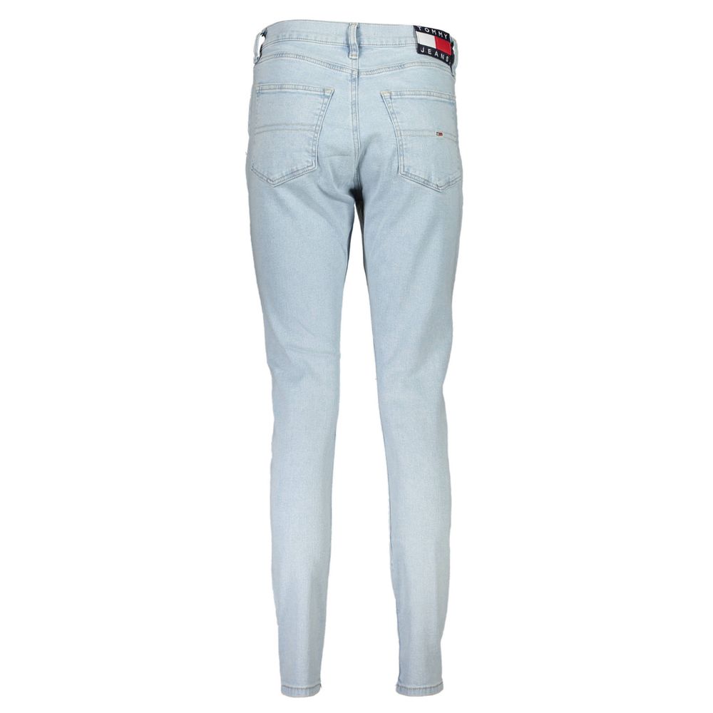 Hellblaue Damenjeans aus Baumwolle