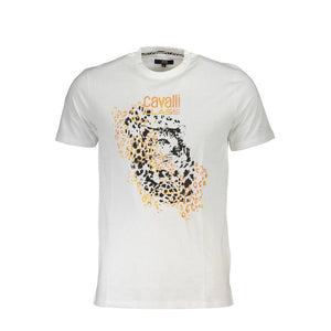 Weißes Baumwoll-T-Shirt