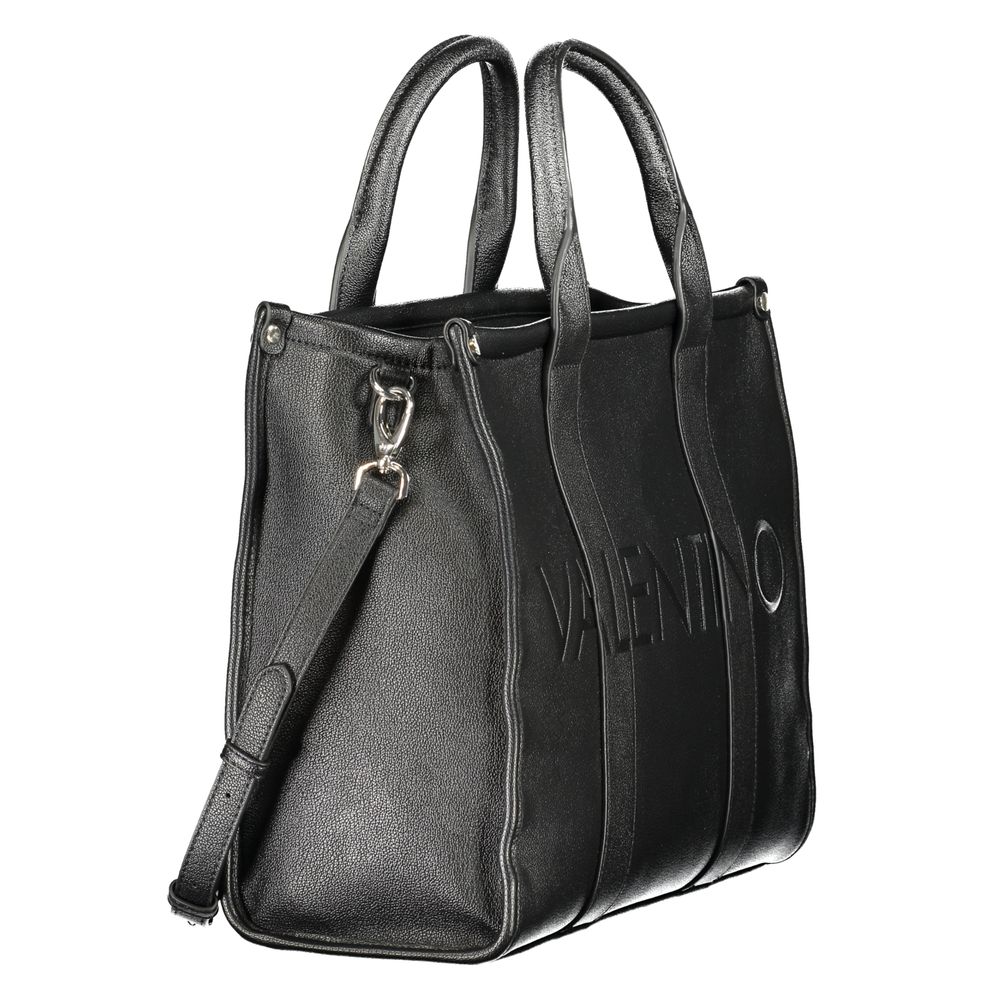 Schwarze Handtasche aus Polyethylen
