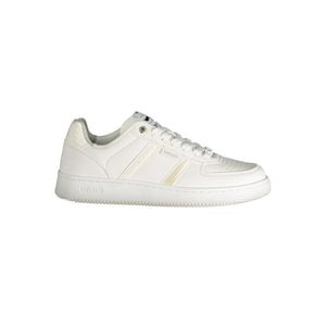 Weiße Polyester Damen Sneaker