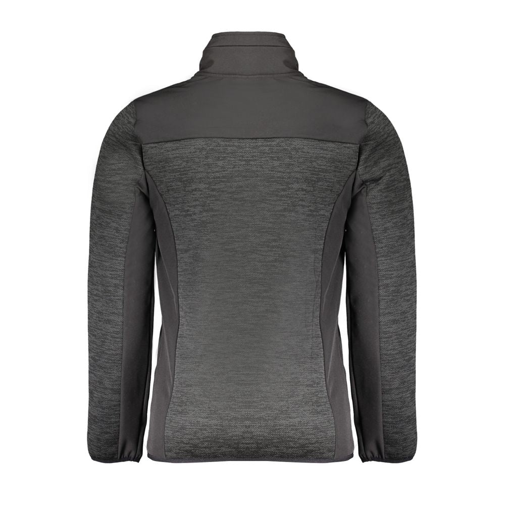 Schwarze Polyester-Herrenjacke