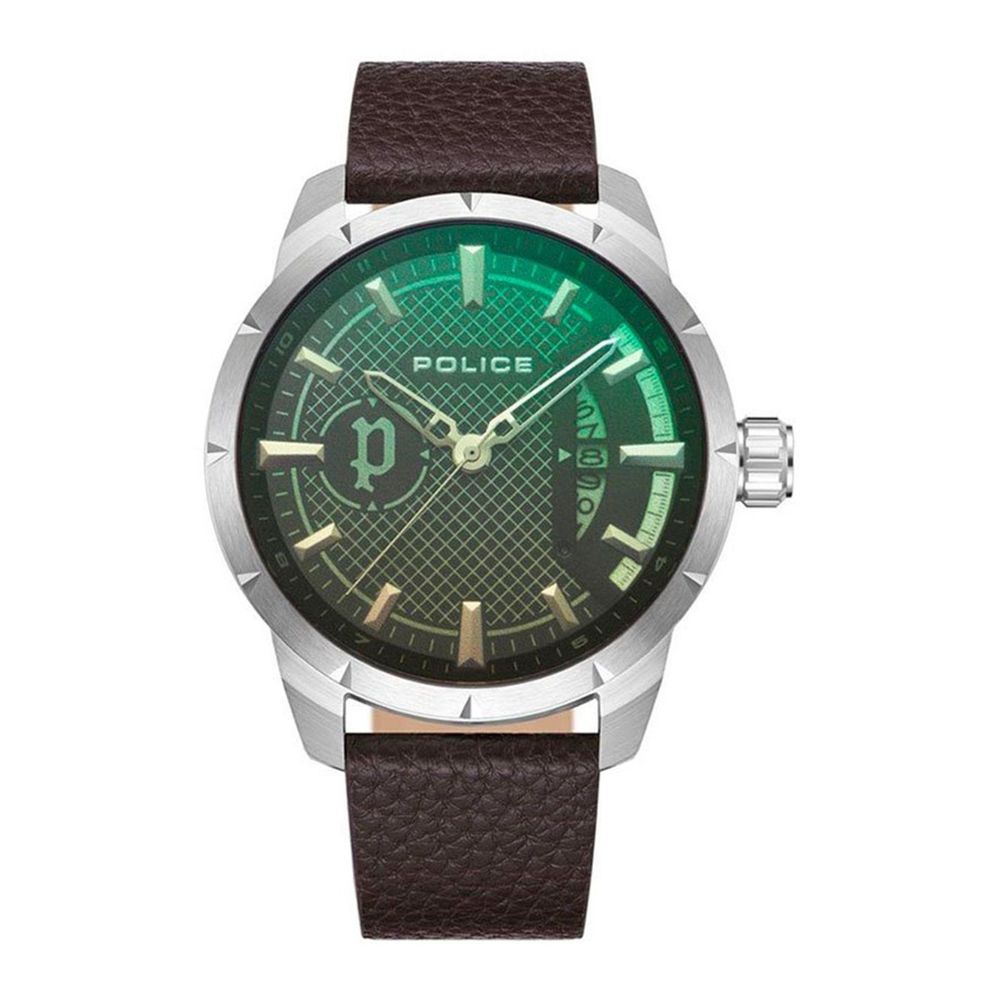 Braune Lederuhr