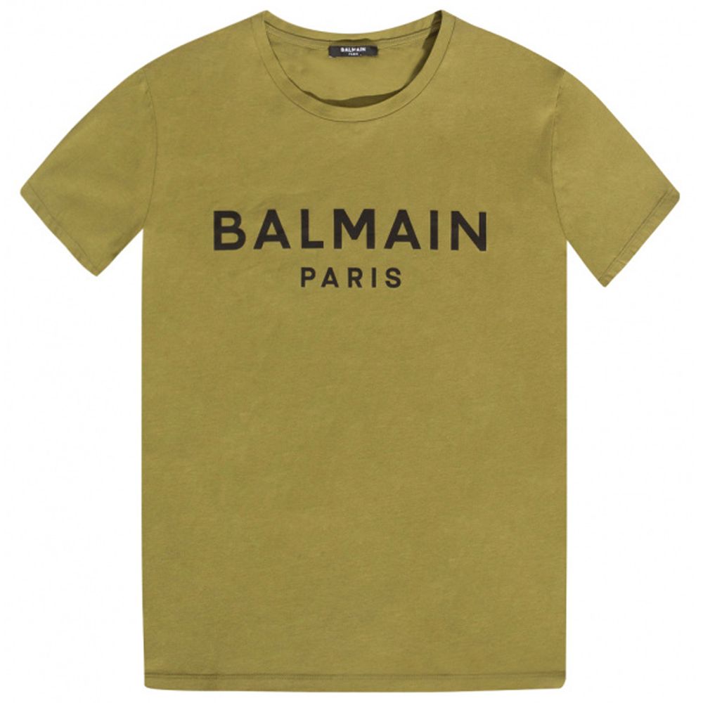 Grünes Baumwoll-T-Shirt