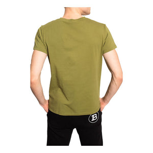 Grünes Baumwoll-T-Shirt