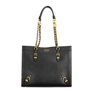 Schwarze Polyethylen Damenhandtasche