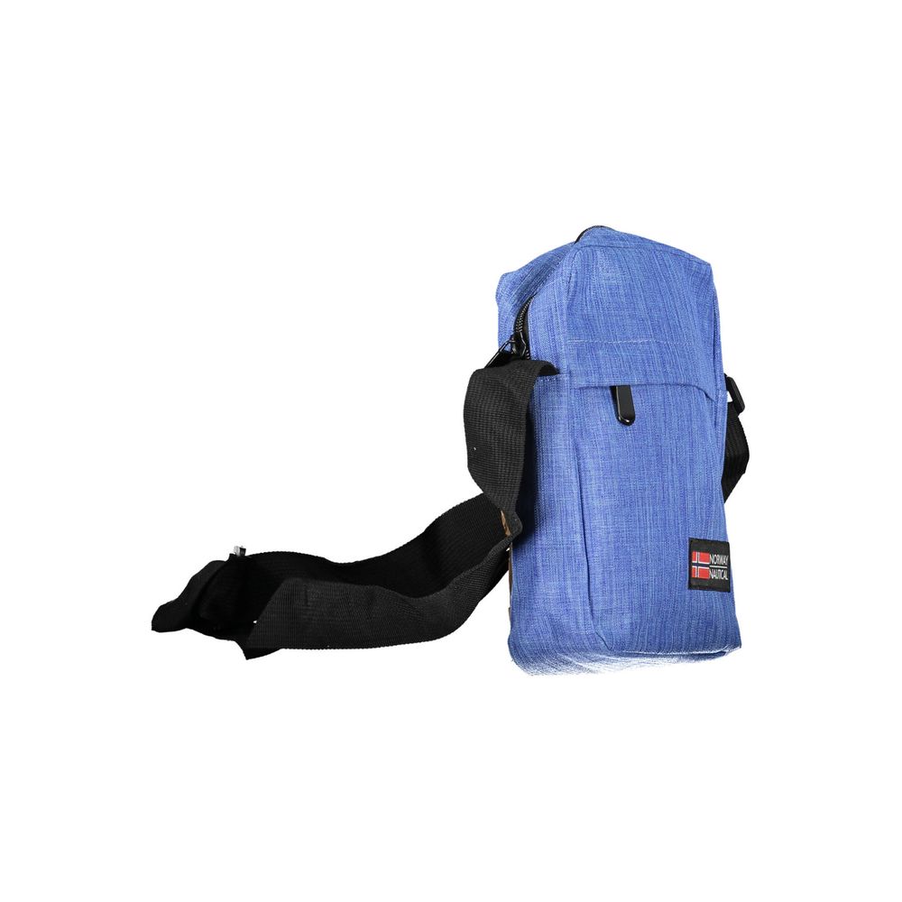 Blaue Umhängetasche aus Polyester