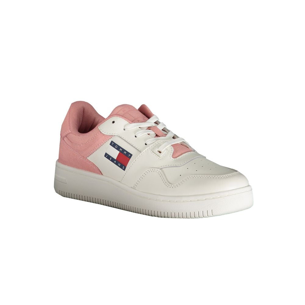 Rosa Polyester-Sneaker