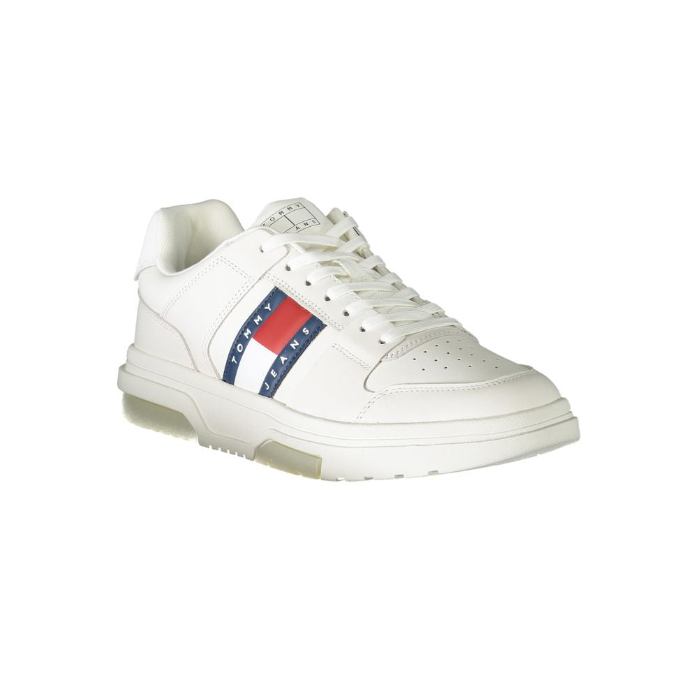 Weiße Leder Herren Sneaker