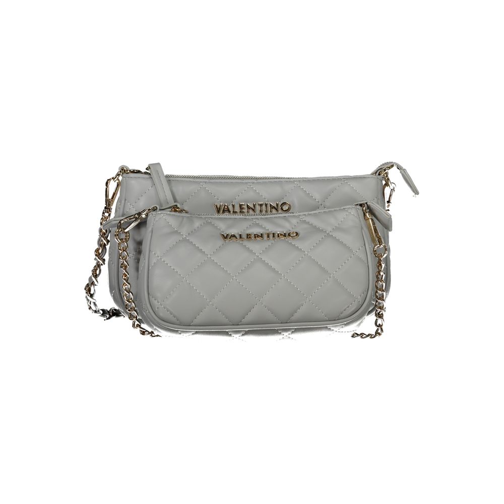 Graue Polyethylen-Damenhandtasche