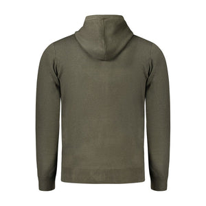 Grüne Strickjacke aus Polyamid für Herren