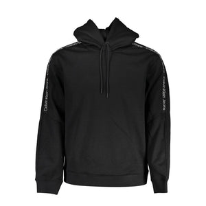 Elegantes Fleece-Kapuzensweatshirt in Schwarz