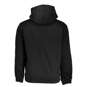 Elegantes Fleece-Kapuzensweatshirt in Schwarz